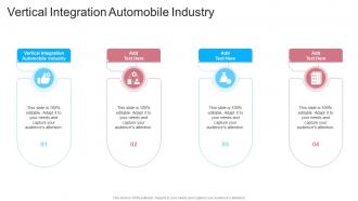 Vertical Integration Automobile Industry In Powerpoint And Google Slides Cpb