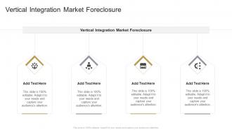 Vertical Integration Market Foreclosure In Powerpoint And Google Slides Cpb