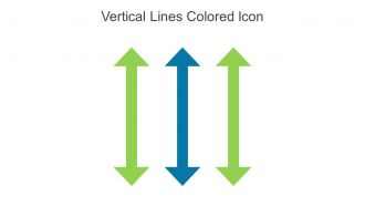 Vertical Lines Colored Icon In Powerpoint Pptx Png And Editable Eps Format
