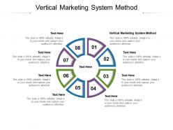 Vertical marketing system method ppt powerpoint presentation introduction cpb