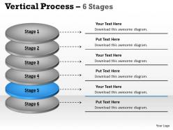 Vertical process 6 stages diagram 43