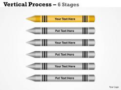 Vertical process 6 stages ppt diagram 44