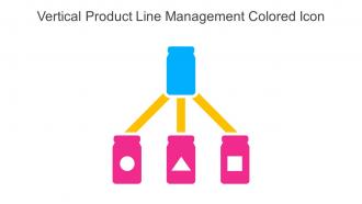 Vertical Product Line Management Colored Icon Icon In Powerpoint Pptx Png And Editable Eps Format