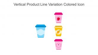 Vertical Product Line Variation Colored Icon Icon In Powerpoint Pptx Png And Editable Eps Format