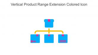 Vertical Product Range Extension Colored Icon Icon In Powerpoint Pptx Png And Editable Eps Format