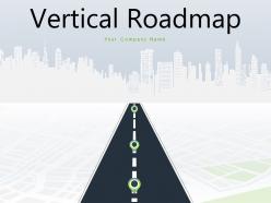 Vertical Roadmap Timeline Development Marketing Product Research Business Organizational