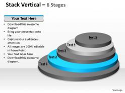 Vertical stack process with 5 stages