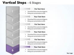 Vertical steps templates 46