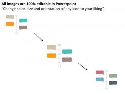 Vertical timeline infographics flat powerpoint design
