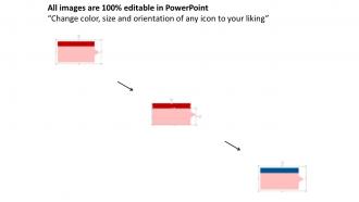 Vertical timeline with text boxes flat powerpoint design
