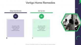 Vertigo Home Remedies In Powerpoint And Google Slides Cpb