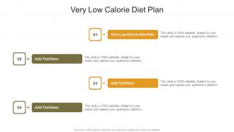 Very Low Calorie Diet Plan In Powerpoint And Google Slides Cpb