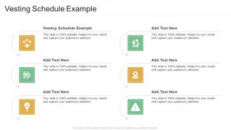 Vesting Schedule Example In Powerpoint And Google Slides Cpb