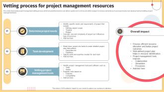 Vetting Process For Project Management Resources