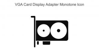 VGA Card Display Adapter Monotone Icon In Powerpoint Pptx Png And Editable Eps Format