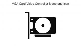 VGA Card Video Controller Monotone Icon In Powerpoint Pptx Png And Editable Eps Format