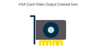 VGA Card Video Output Colored Icon In Powerpoint Pptx Png And Editable Eps Format