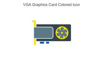 VGA Graphics Card Colored Icon In Powerpoint Pptx Png And Editable Eps Format