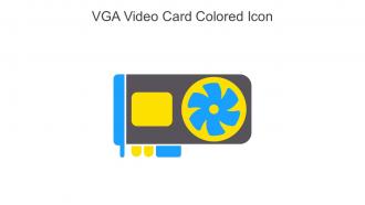 VGA Video Card Colored Icon In Powerpoint Pptx Png And Editable Eps Format