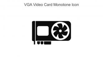 VGA Video Card Monotone Icon In Powerpoint Pptx Png And Editable Eps Format