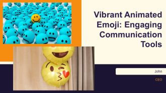 Vibrant Animated Emoji Engaging Communication Tools PPT Designs AT