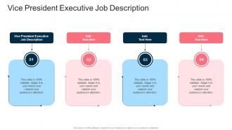 Vice President Executive Job Description In Powerpoint And Google Slides Cpb