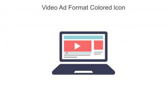 Video Ad Format Colored Icon In Powerpoint Pptx Png And Editable Eps Format
