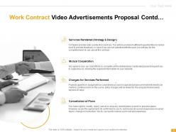 Video advertisements proposal powerpoint presentation slides