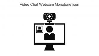Video Chat Webcam Monotone Icon In Powerpoint Pptx Png And Editable Eps Format