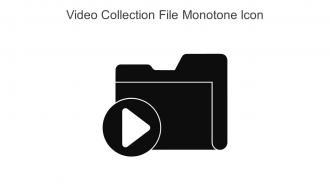 Video Collection File Monotone Icon In Powerpoint Pptx Png And Editable Eps Format