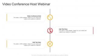 Video Conference Host Webinar In Powerpoint And Google Slides Cpb