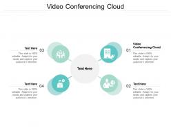 Video conferencing cloud ppt powerpoint presentation show cpb