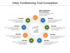 Video conferencing cost comparison ppt powerpoint presentation layouts smartart cpb