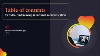 Video Conferencing In Internal Communication Powerpoint Presentation Slides Impactful Informative