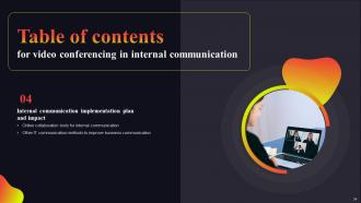 Video Conferencing In Internal Communication Powerpoint Presentation Slides Unique Analytical