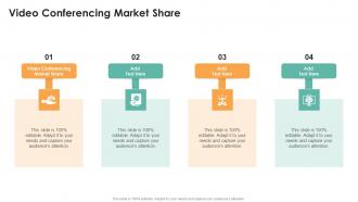 Video Conferencing Market Share In Powerpoint And Google Slides Cpb