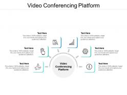 Video conferencing platform ppt powerpoint presentation inspiration layouts cpb