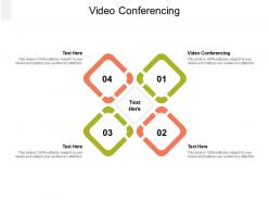 Video conferencing ppt powerpoint presentation professional example cpb