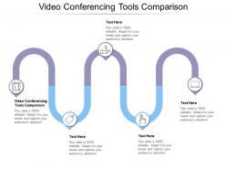 Video conferencing tools comparison ppt powerpoint presentation summary graphics cpb