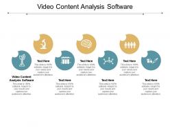Video content analysis software ppt powerpoint presentation slides outfit cpb