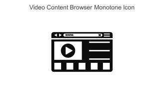 Video Content Browser Monotone Icon In Powerpoint Pptx Png And Editable Eps Format