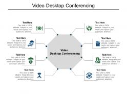 Video desktop conferencing ppt powerpoint presentation visual aids portfolio cpb
