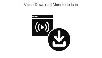 Video Download Monotone Icon In Powerpoint Pptx Png And Editable Eps Format