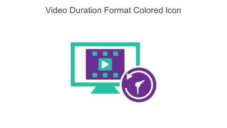 Video Duration Format Colored Icon In Powerpoint Pptx Png And Editable Eps Format
