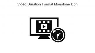 Video Duration Format Monotone Icon In Powerpoint Pptx Png And Editable Eps Format