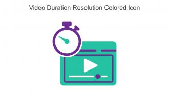 Video Duration Resolution Colored Icon In Powerpoint Pptx Png And Editable Eps Format