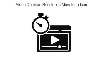 Video Duration Resolution Monotone Icon In Powerpoint Pptx Png And Editable Eps Format