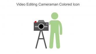 Video Editing Cameraman Colored Icon In Powerpoint Pptx Png And Editable Eps Format