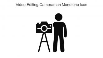 Video Editing Cameraman Monotone Icon In Powerpoint Pptx Png And Editable Eps Format