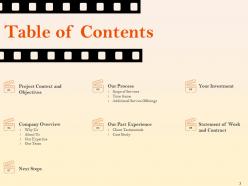 Video Editing For Company Promotion Proposal Powerpoint Presentation Slides